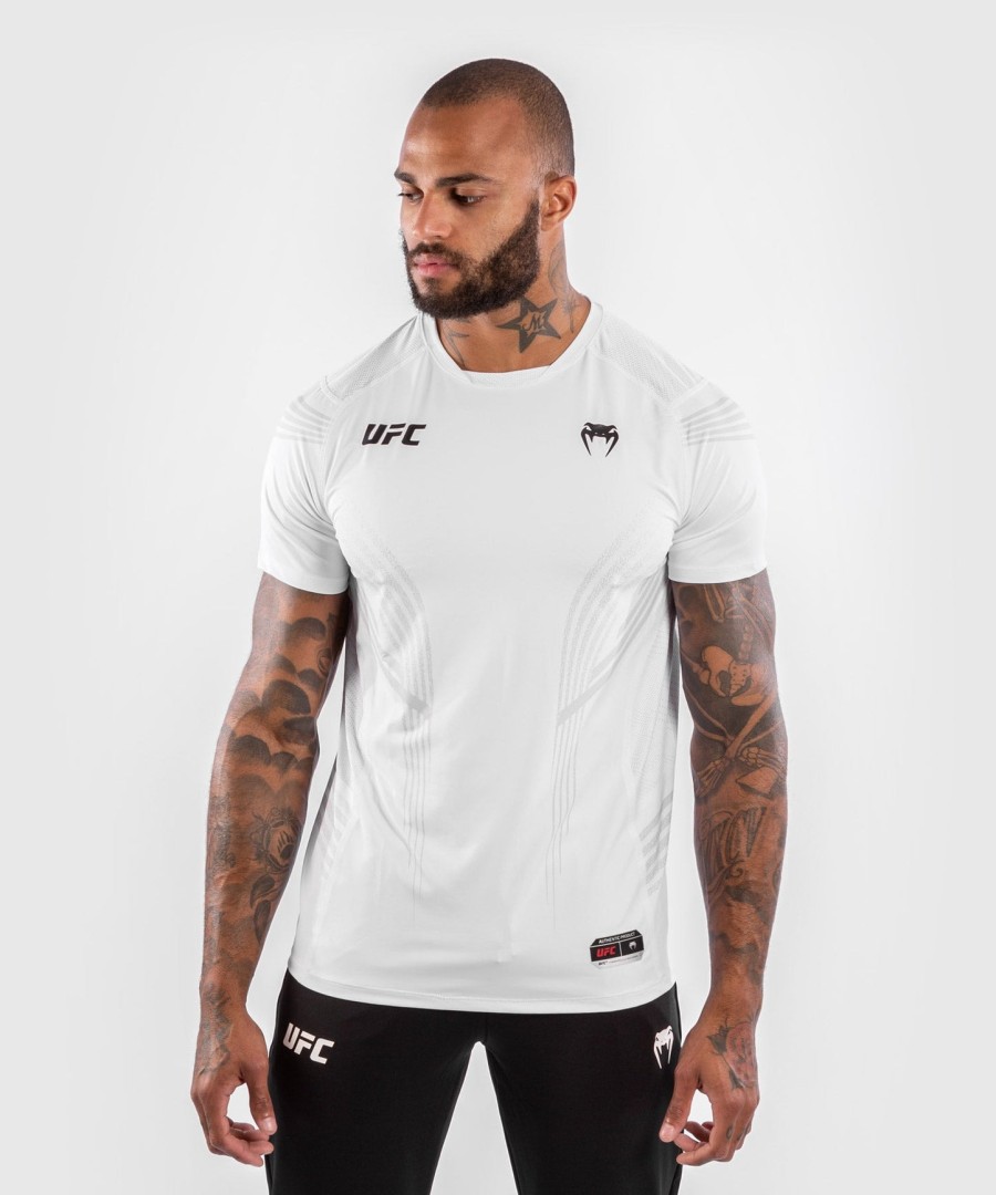 koszulka ufc venum authentic fight night dla mężczyzn – biała