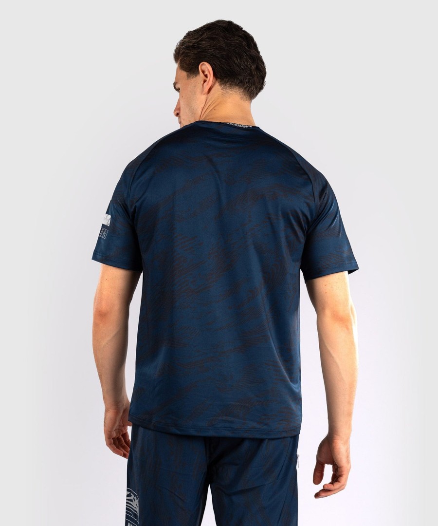 koszulka męska dry-tech ufc fusion by venum fight week w kolorze oceanicznym niebieskim
