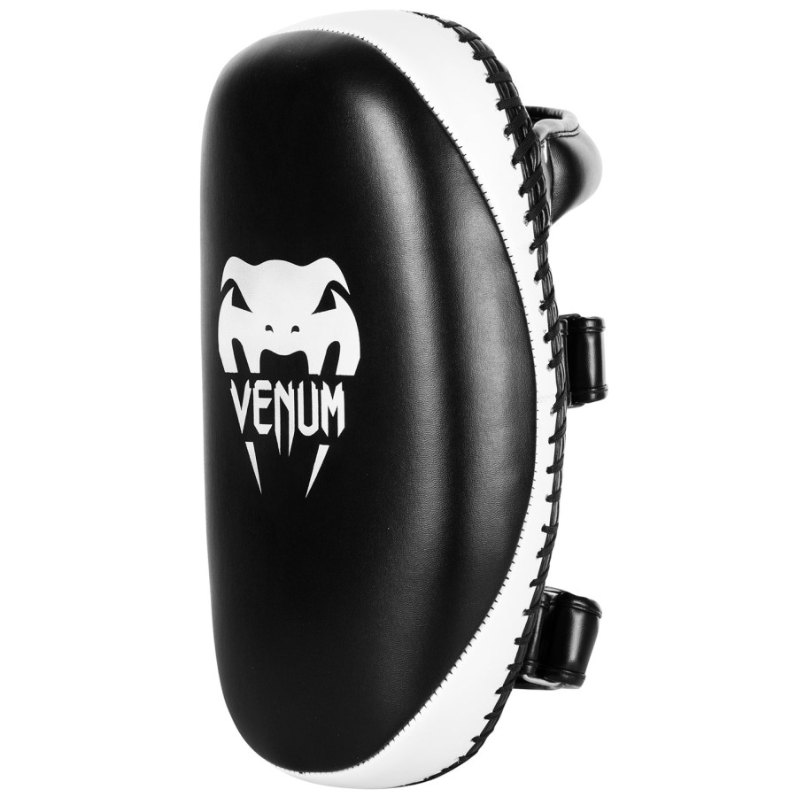 nakładki venum light kick pads – skóra skintex – czarnelód para
