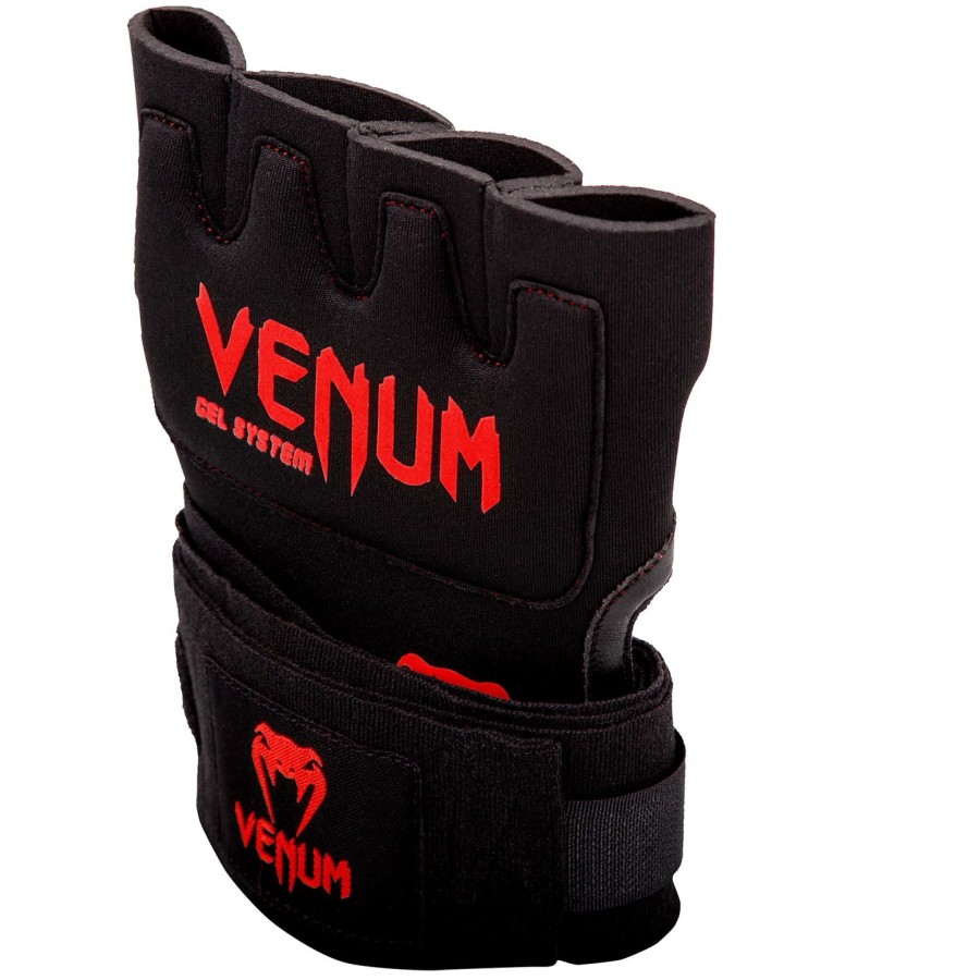 venum gel kontact quick wraps - czarno-czerwony
