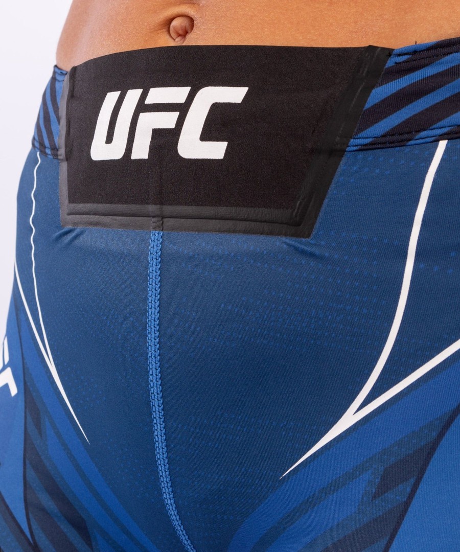 damskie spodenki ufc venum authentic fight night vale tudo – krótki krój – niebieskie