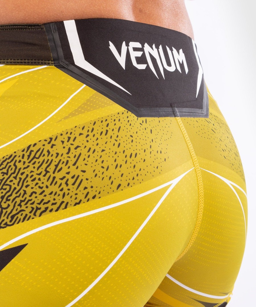 damskie spodenki ufc venum authentic fight night vale tudo – krótki krój – żółte