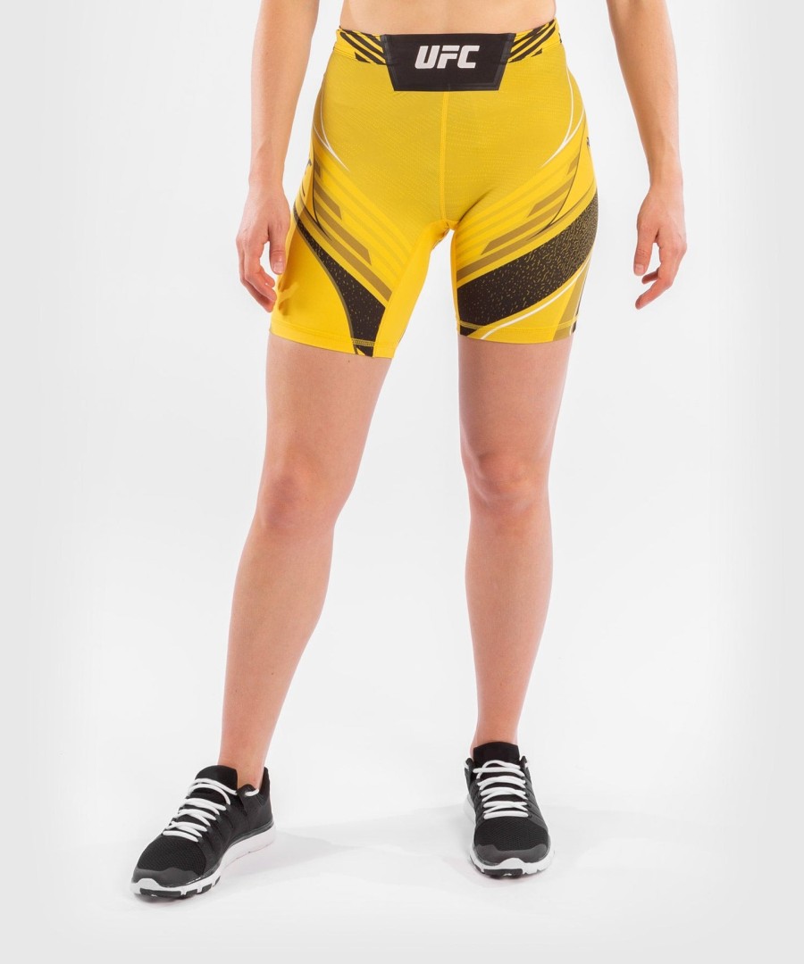 damskie spodenki ufc venum authentic fight night vale tudo – długi krój – żółte