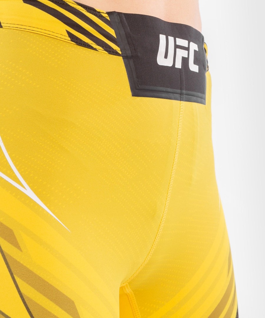 damskie spodenki ufc venum authentic fight night vale tudo – długi krój – żółte
