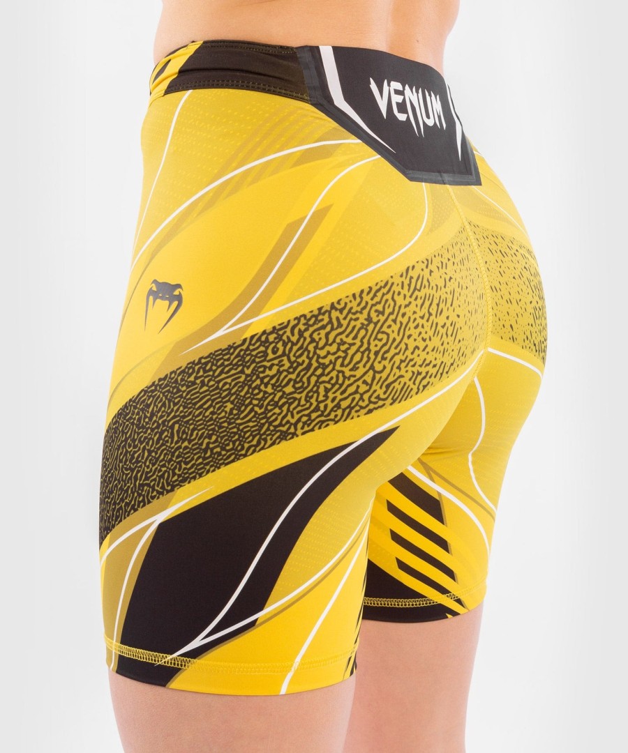 damskie spodenki ufc venum authentic fight night vale tudo – długi krój – żółte