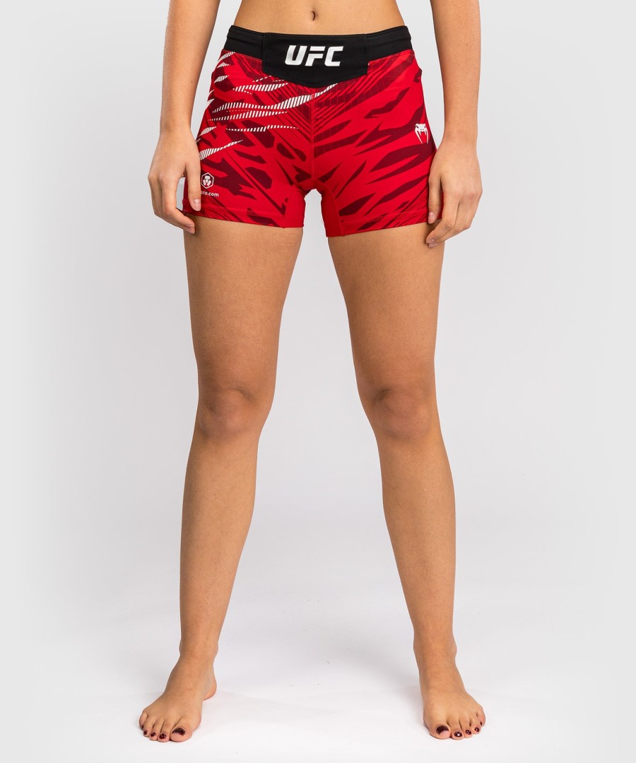 ufc fusion by venum authentic fight night women vale tudo short - short fit - red