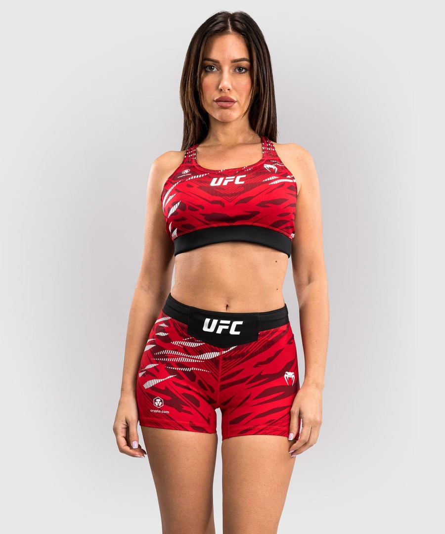 ufc fusion by venum authentic fight night women vale tudo short - short fit - red