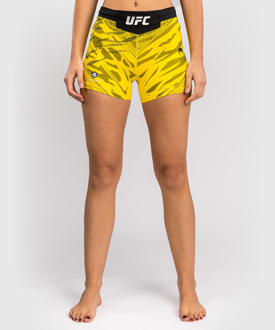ufc fusion by venum authentic fight night women vale tudo short - short fit - yellow