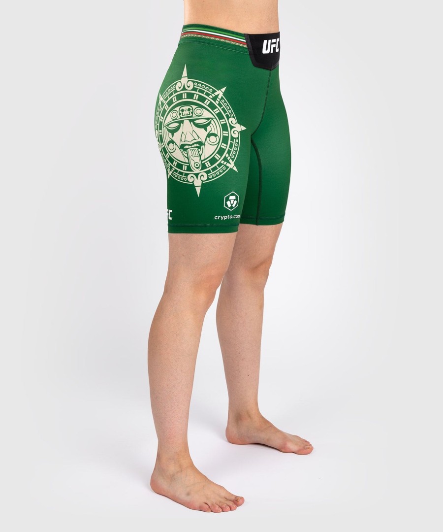 noche ufc by venum authentic fight night women vale tudo short - long fit - green