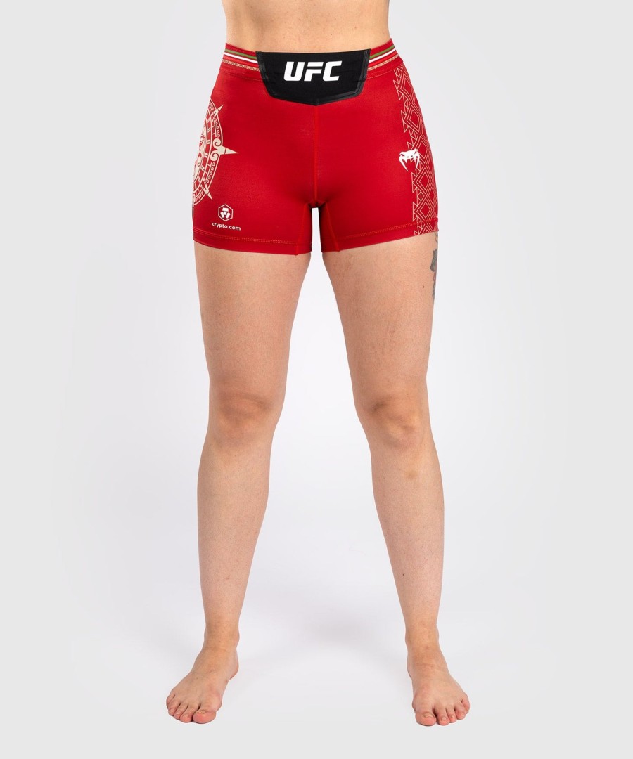 spodenki damskie vale tudo noche ufc by venum authentic fight night - short fit - red