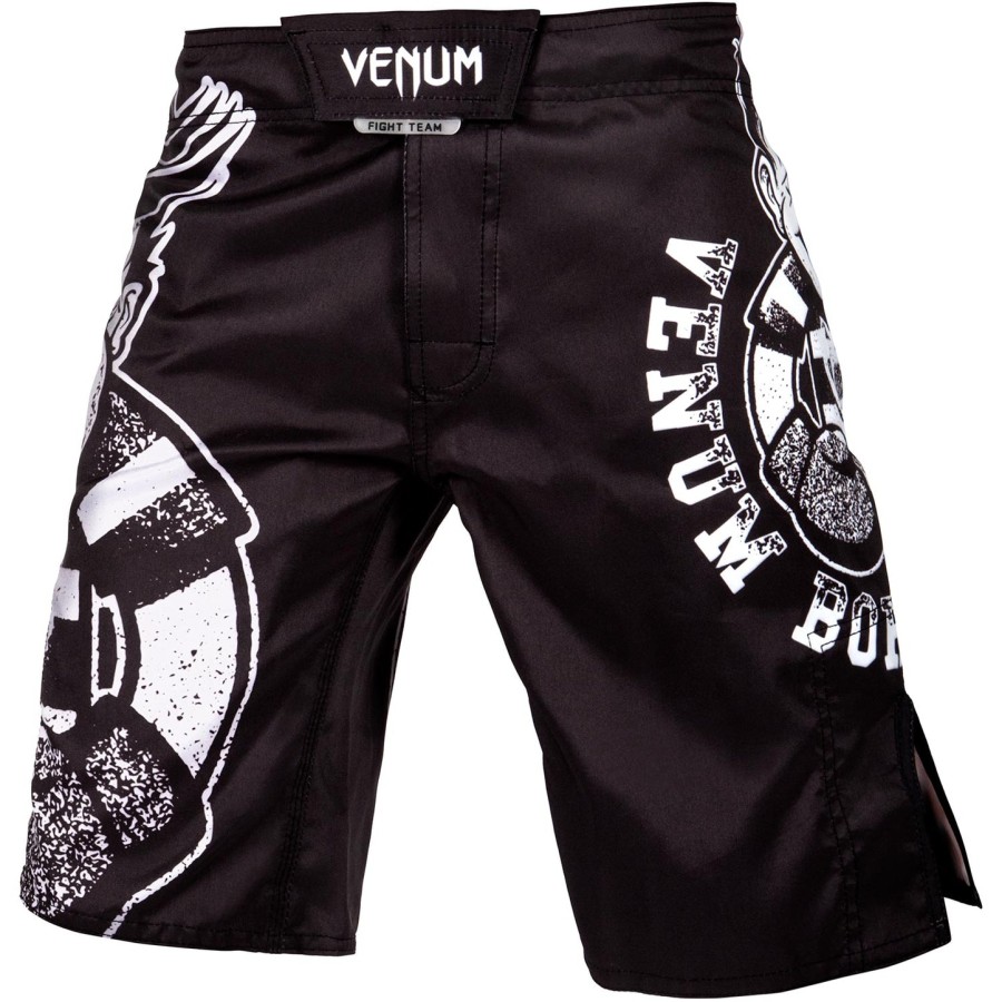 spodenki bokserskie venum born to fight kids – czarno-białe
