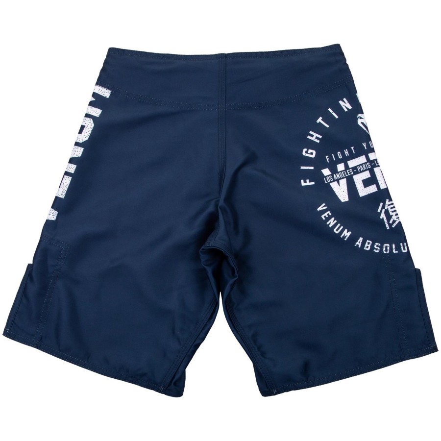 spodenki bokserskie venum signature kids fightshorts – granatowe
