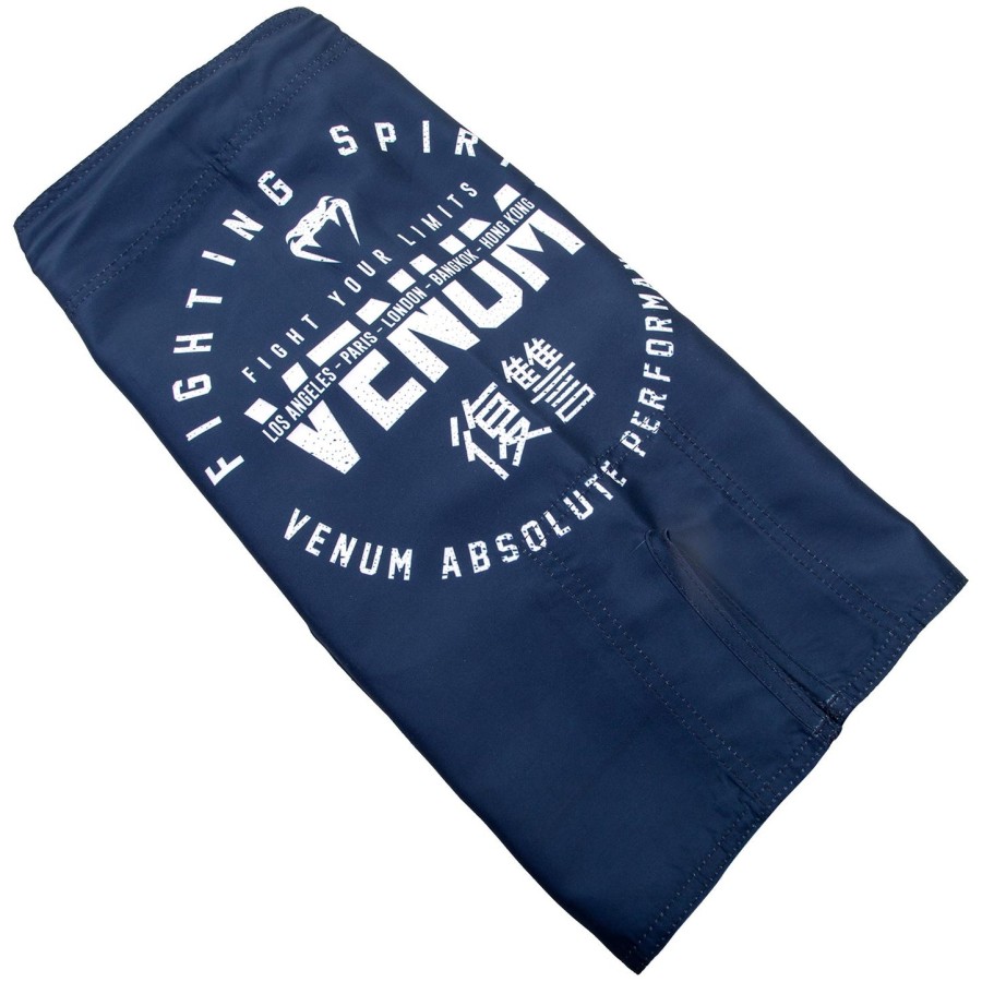 spodenki bokserskie venum signature kids fightshorts – granatowe