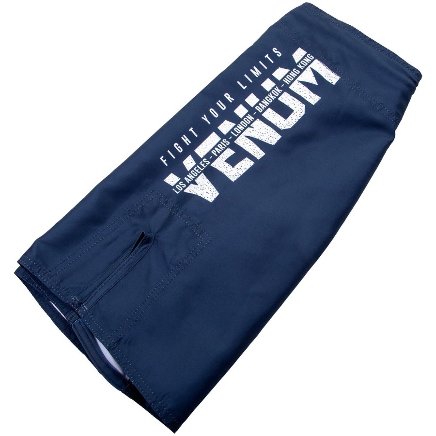 spodenki bokserskie venum signature kids fightshorts – granatowe