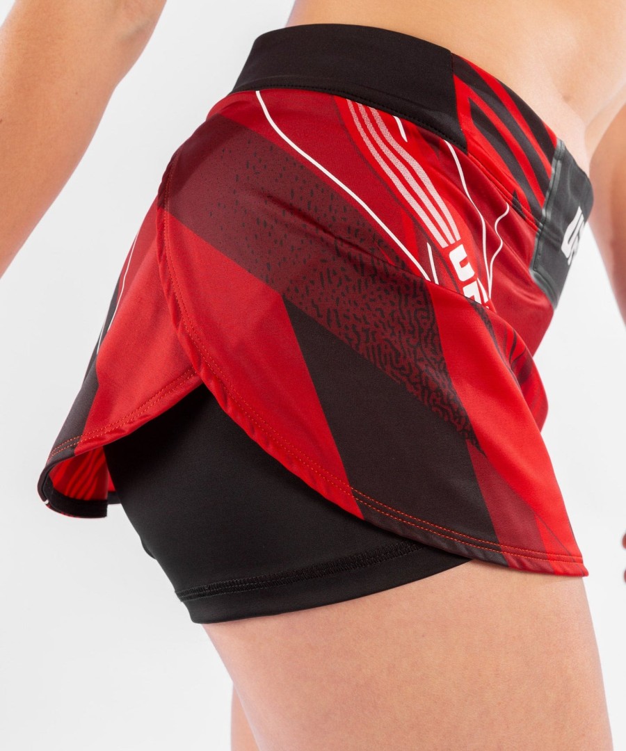 ufc venum authentic fight night women skort - red