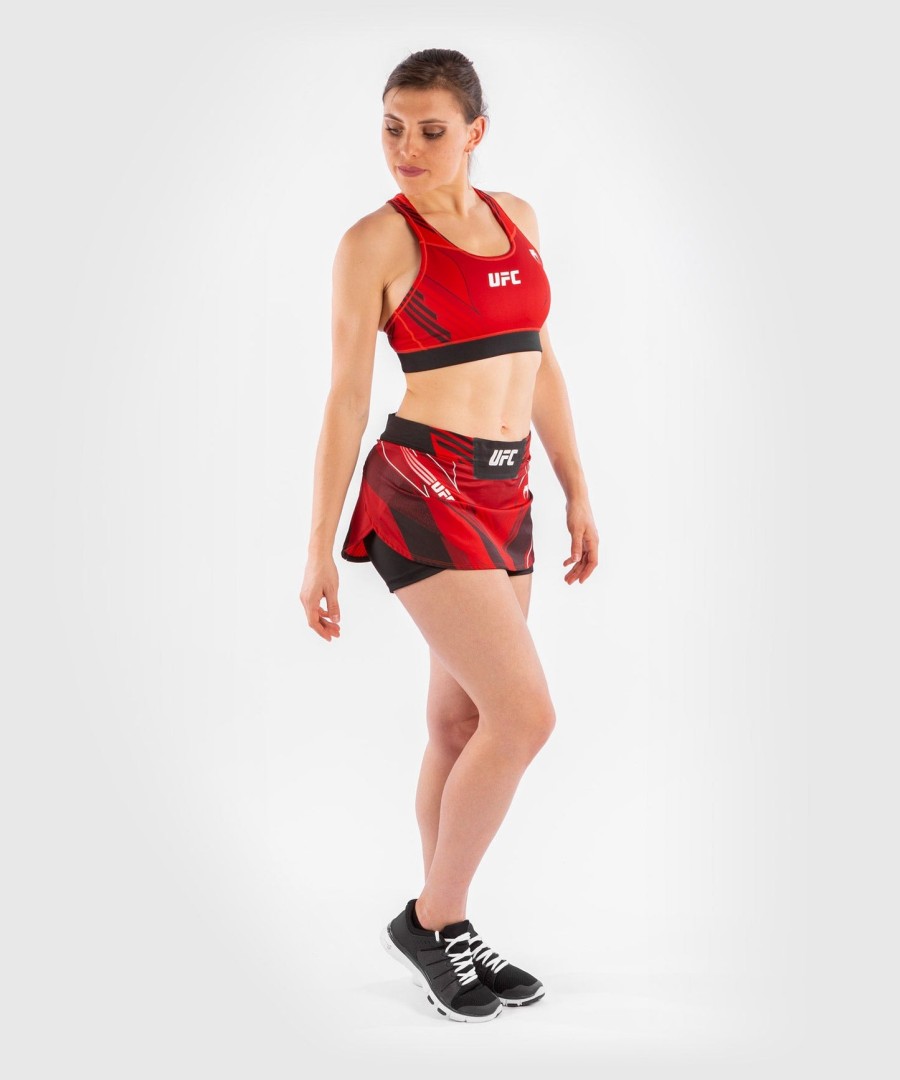 ufc venum authentic fight night women skort - red