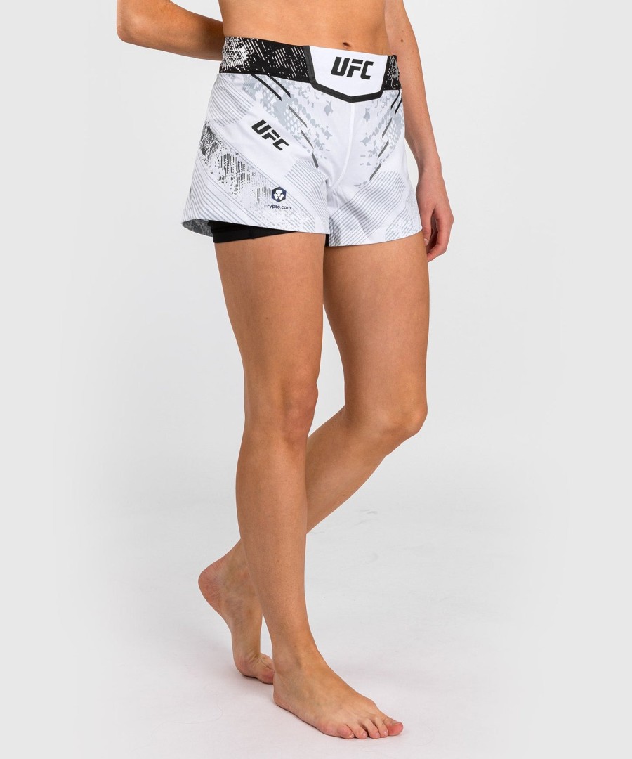 ufc adrenaline by venum authentic fight night women fight short - białe