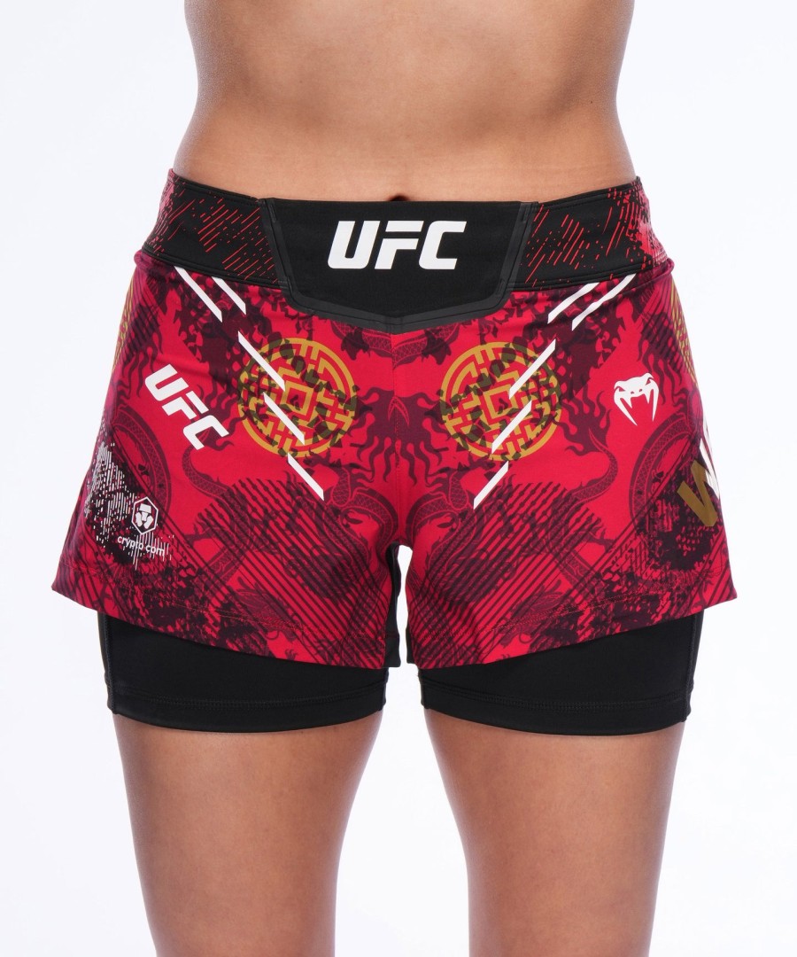 kobiety ufc unrivaled z venum red zhang weili walka krótka