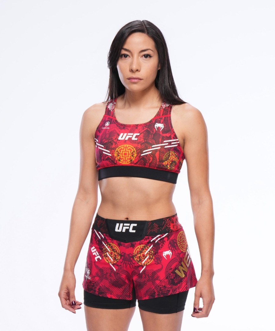 kobiety ufc unrivaled z venum red zhang weili walka krótka