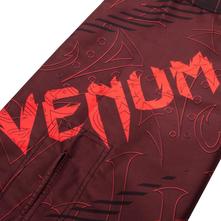 spodenki bojowe venum nightcrawler – czerwone