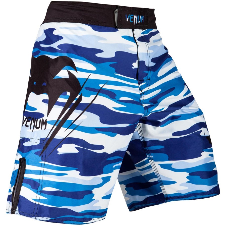 spodenki bojowe venum wave camo – niebieskie