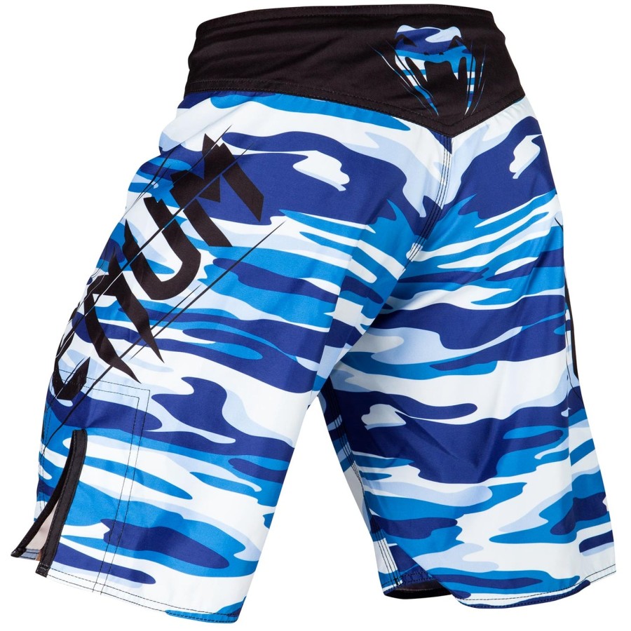 spodenki bojowe venum wave camo – niebieskie