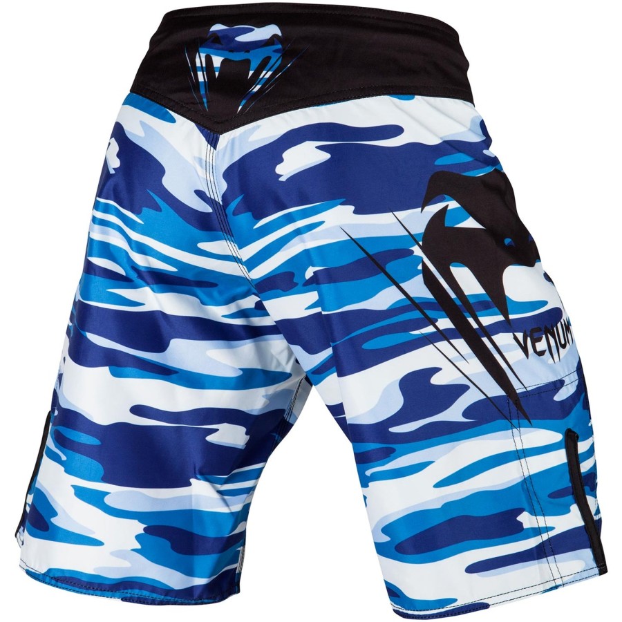spodenki bojowe venum wave camo – niebieskie