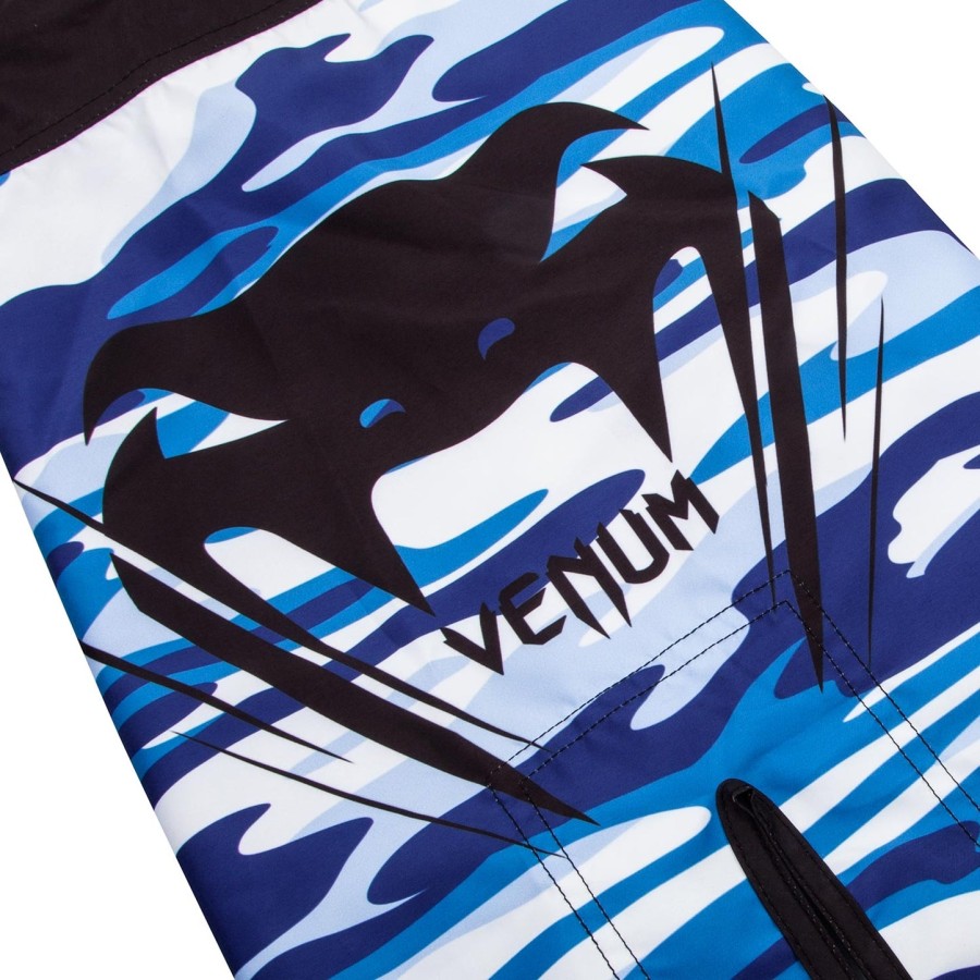 spodenki bojowe venum wave camo – niebieskie