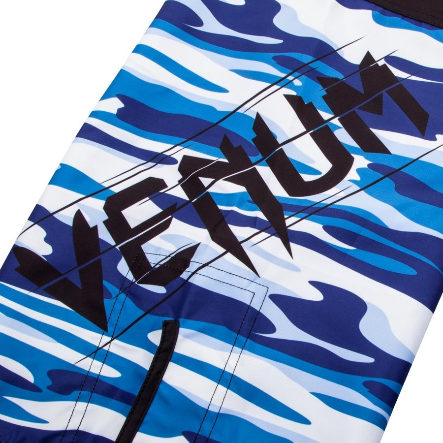 spodenki bojowe venum wave camo – niebieskie