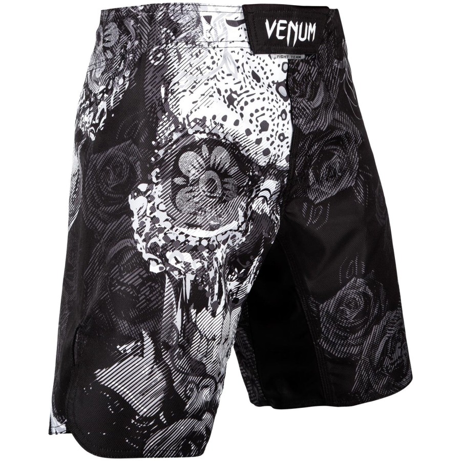 spodenki bokserskie venum santa muerte 3.0 – czarno-białe
