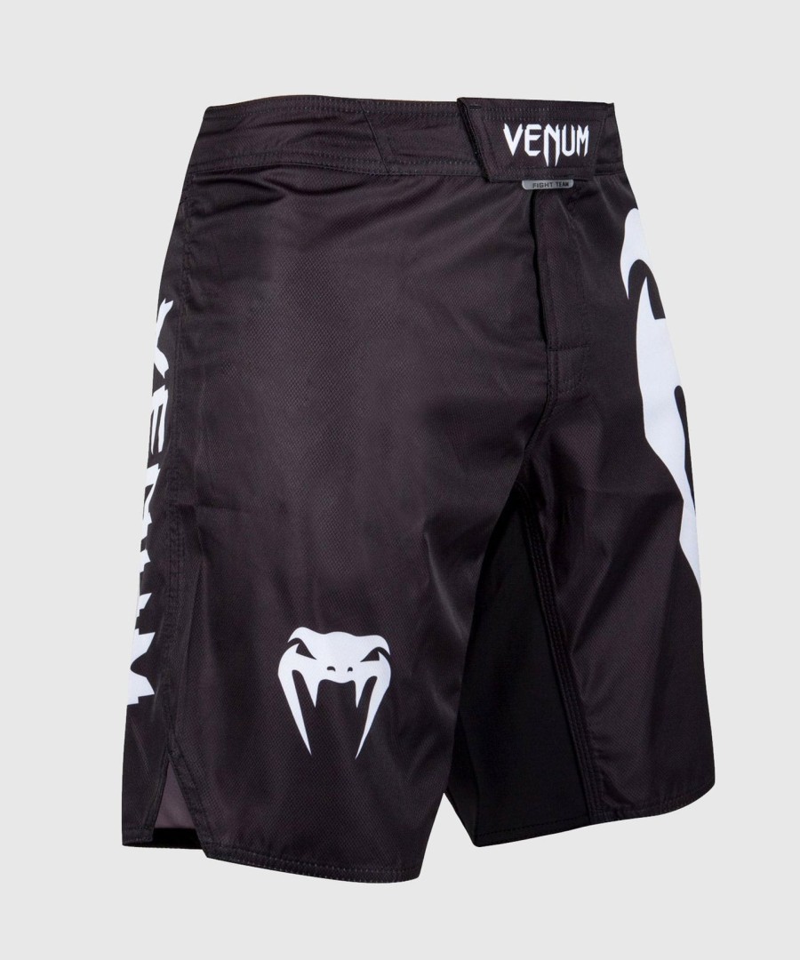 spodenki bokserskie venum light 3.0 – czarno-białe