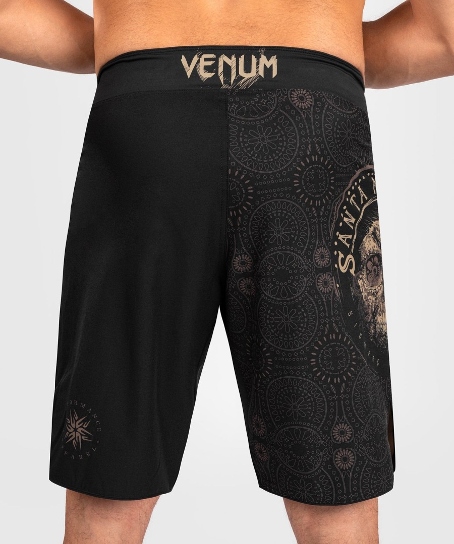 venum santa muerte dark side - spodenki bokserskie - czarno-brązowe