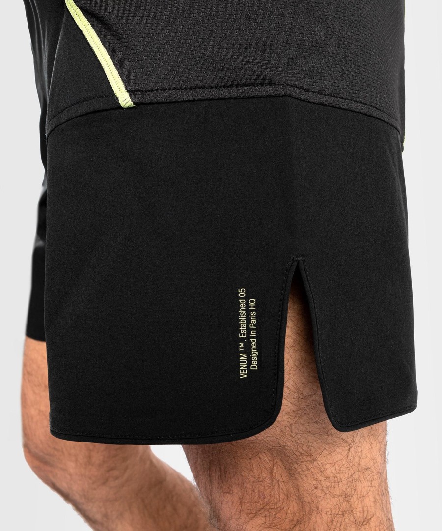 venum fusion 2.0 fightshort - czarno-żółte