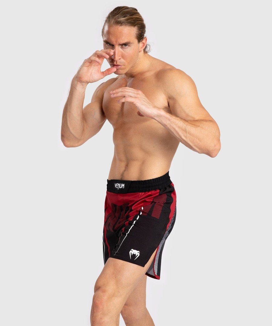 spodenki bokserskie venum adrenaline men fightshorts – czerwone