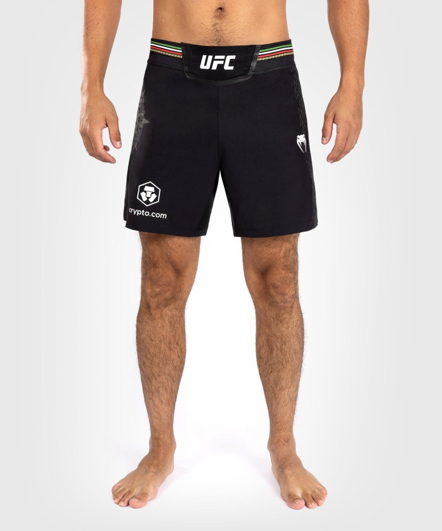 spodenki bokserskie ufc marki venum authentic fight night dla mężczyzn – krótkie czarne