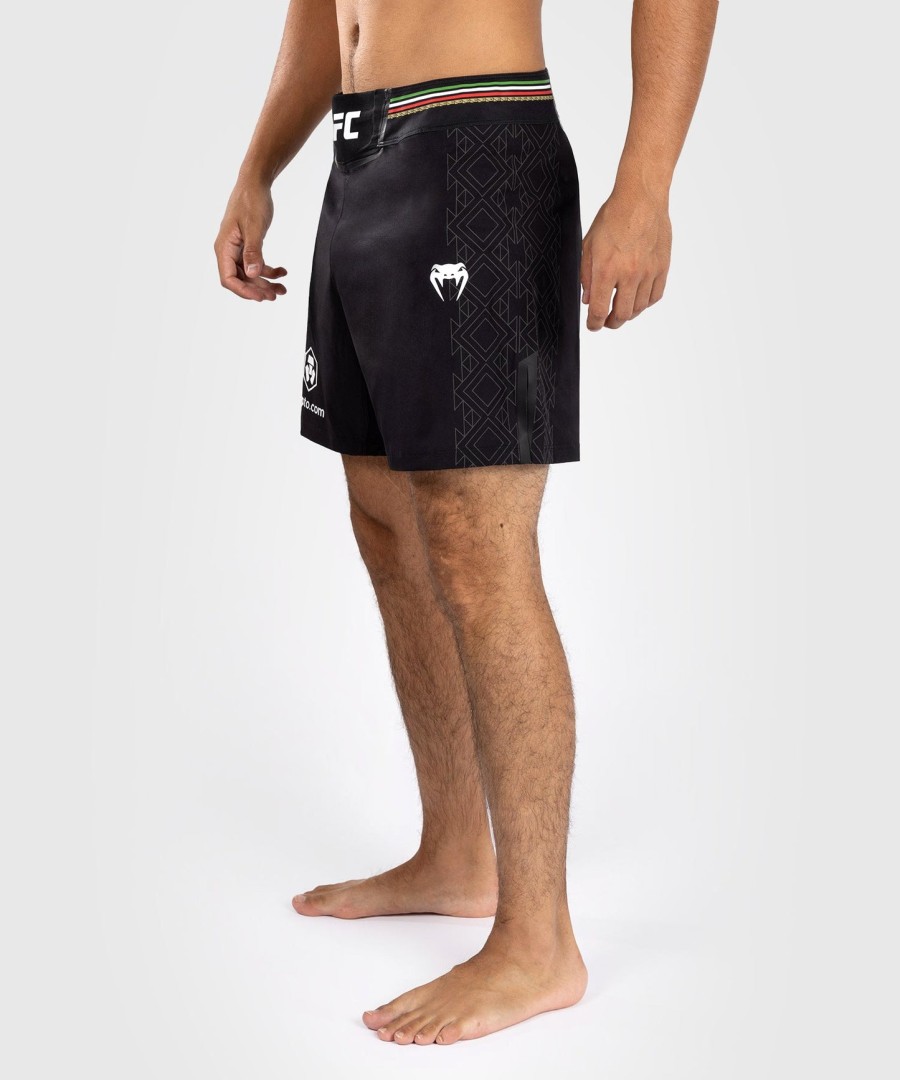 spodenki bokserskie ufc marki venum authentic fight night dla mężczyzn – krótkie czarne