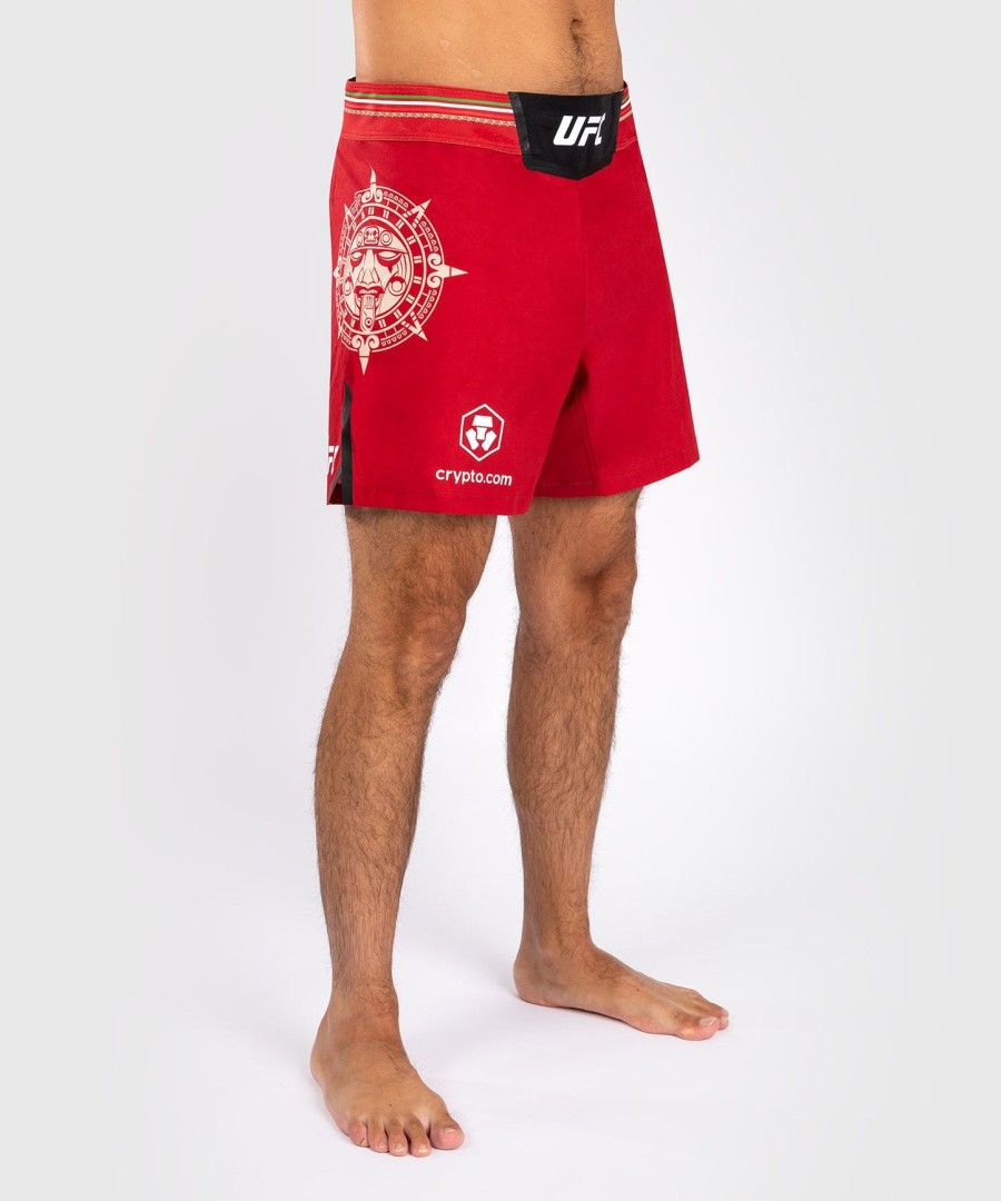 noche ufc by venum authentic fight night men fight short - short fit - red
