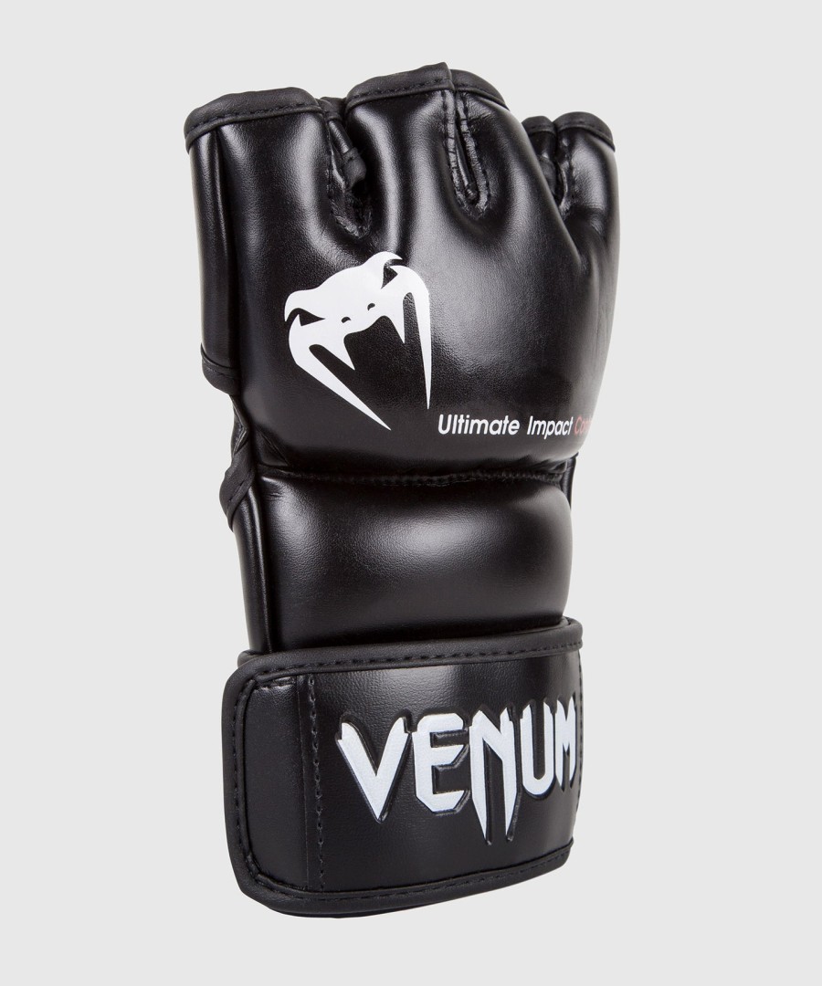 rękawice venum impact mma - skintex leather - czarne