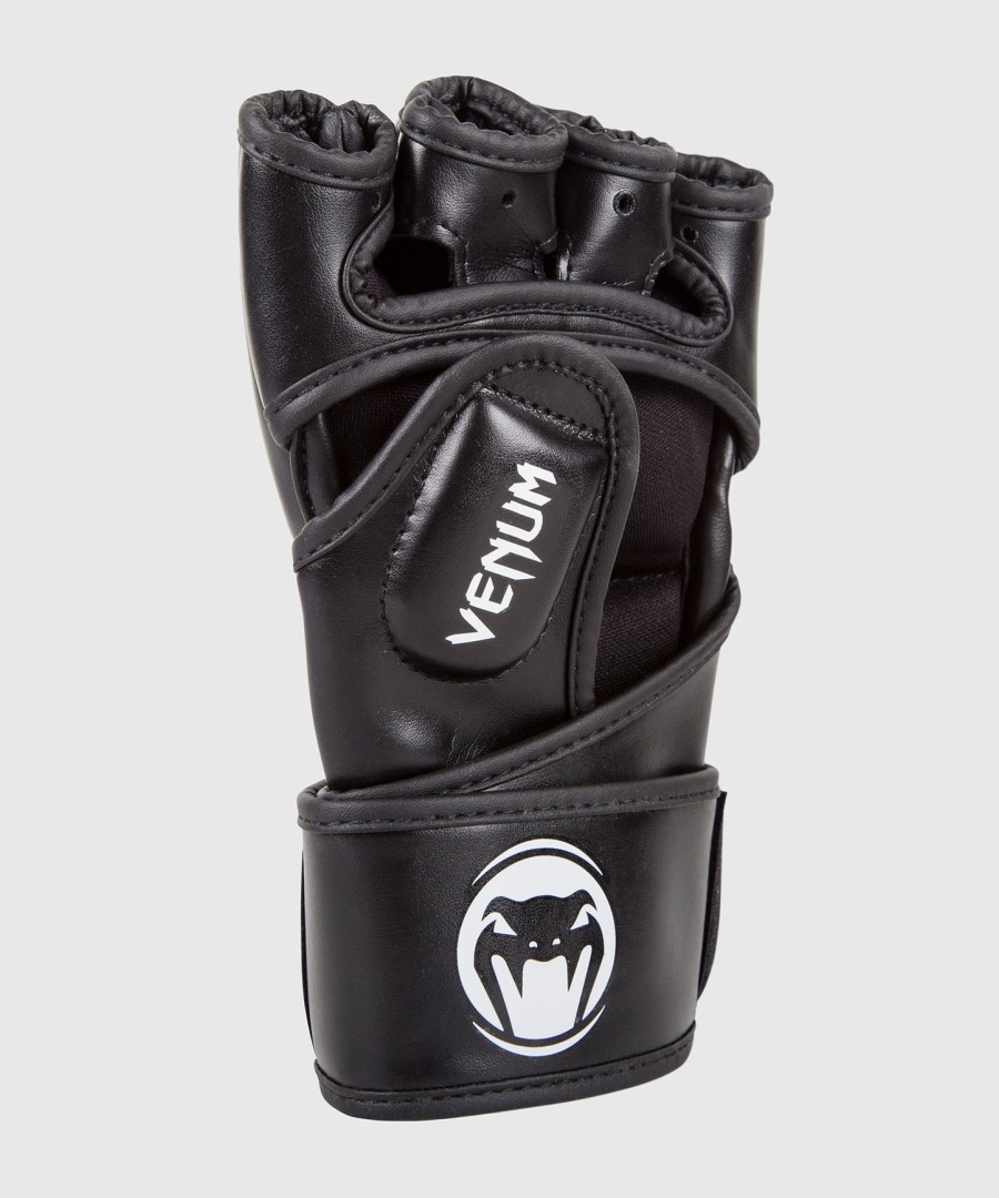 rękawice venum impact mma - skintex leather - czarne