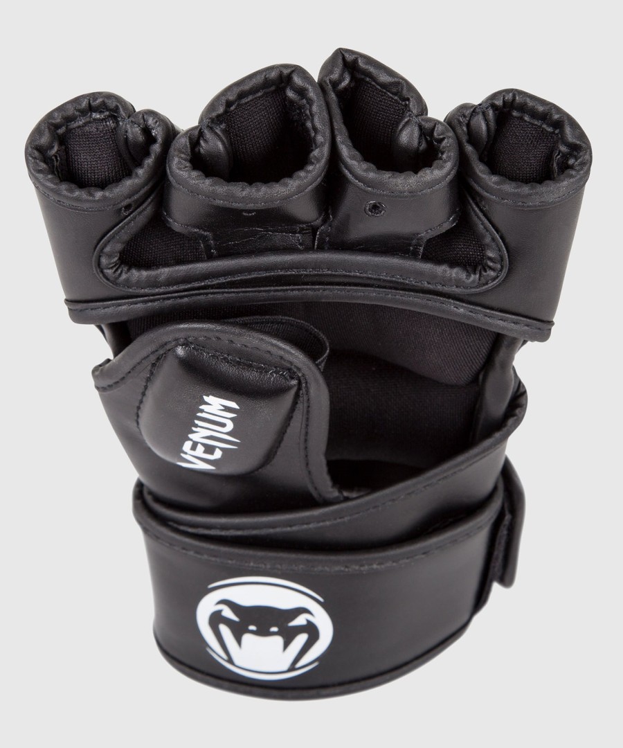 rękawice venum impact mma - skintex leather - czarne