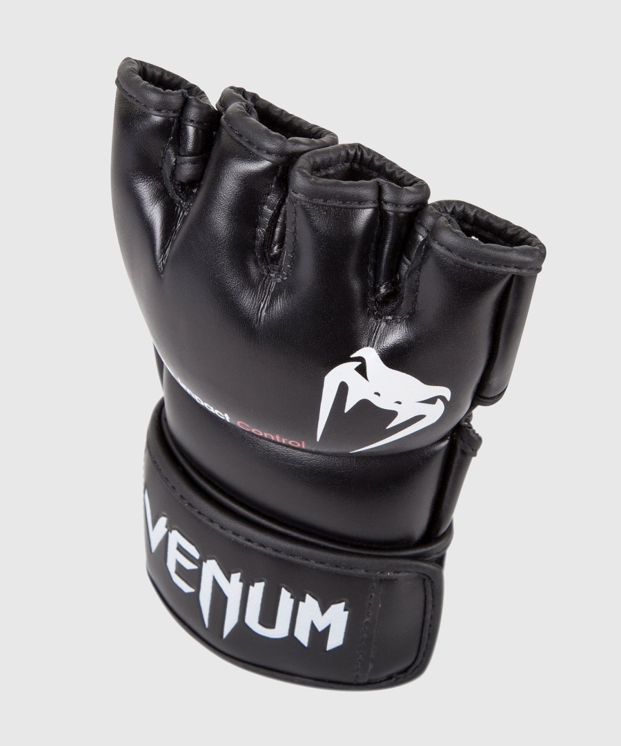 rękawice venum impact mma - skintex leather - czarne