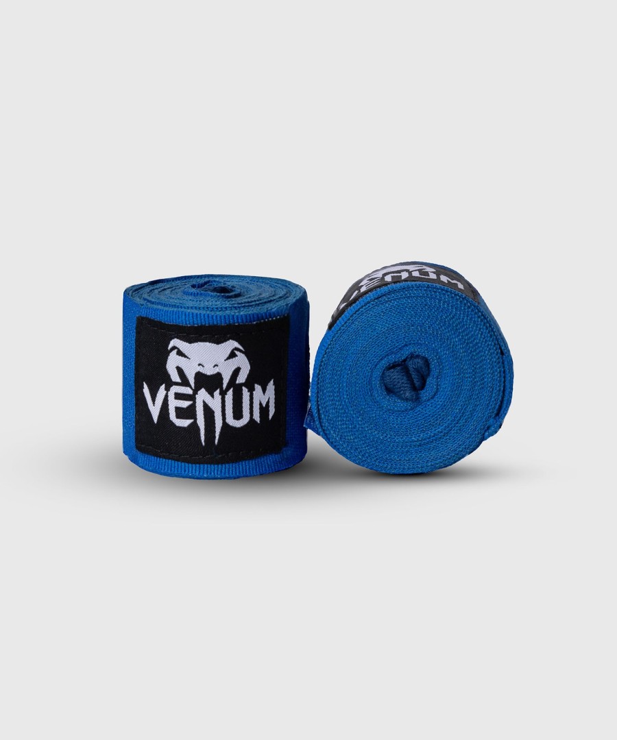 venum kontact boxing hand wraps - niebieskie - 4 m 157 cali