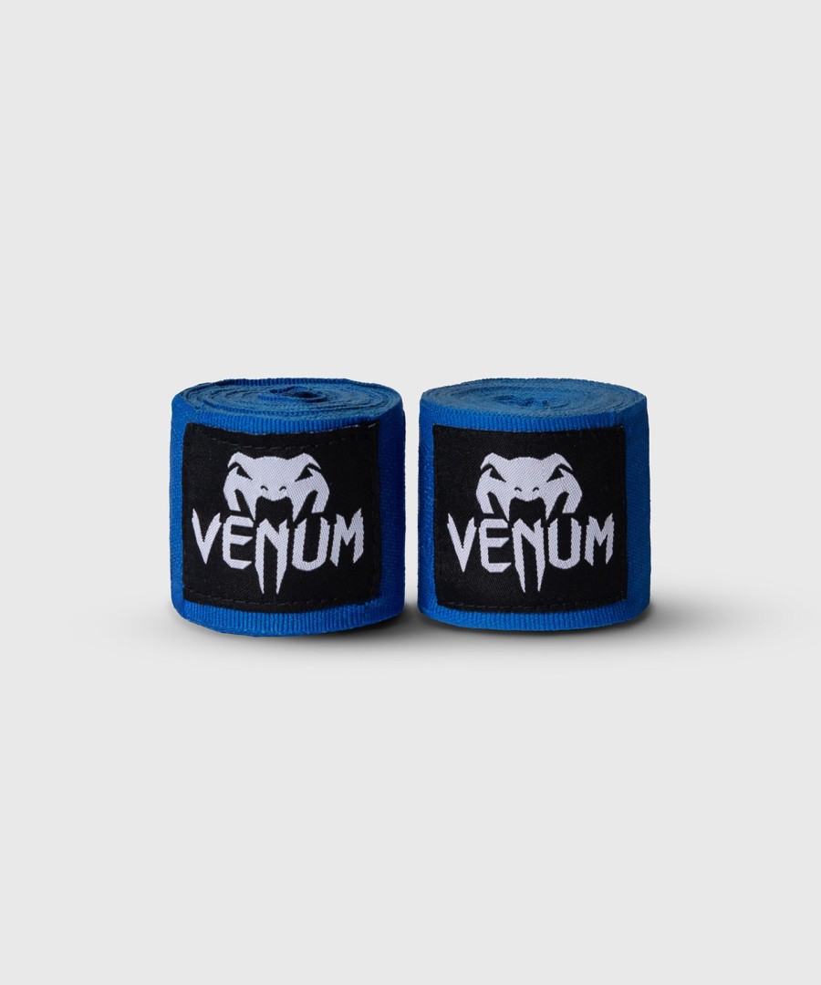 venum kontact boxing hand wraps - niebieskie - 4 m 157 cali