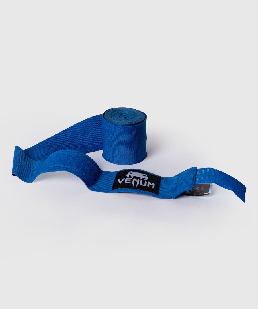 venum kontact boxing hand wraps - niebieskie - 4 m 157 cali