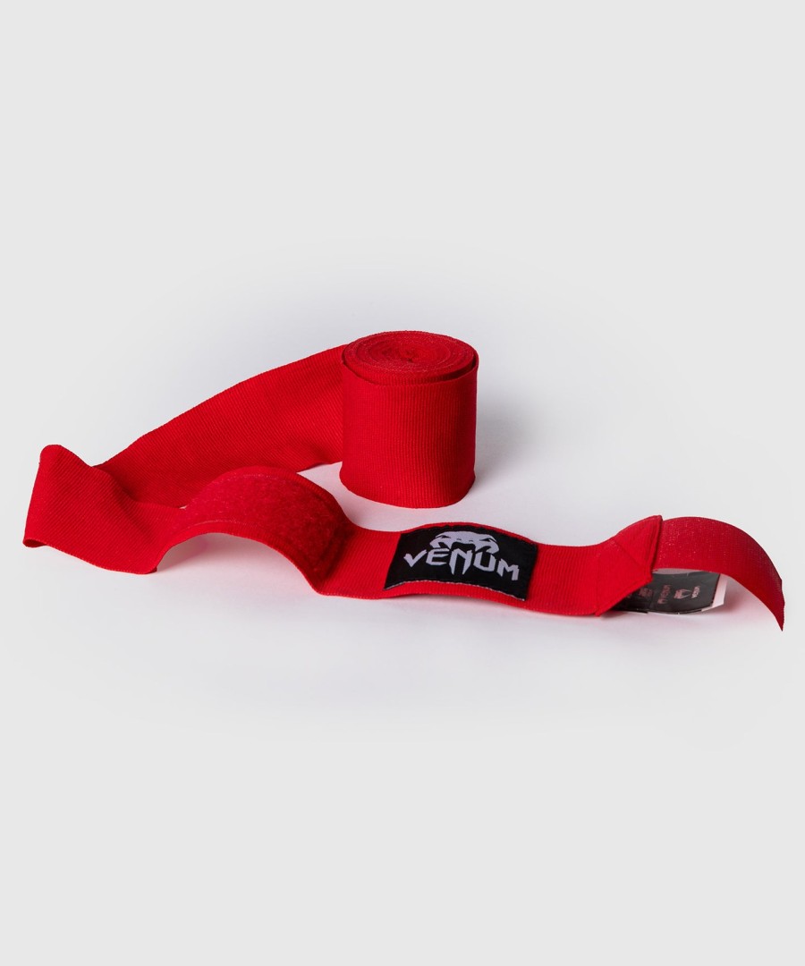 venum kontact boxing hand wraps - red - 4m 157 cali