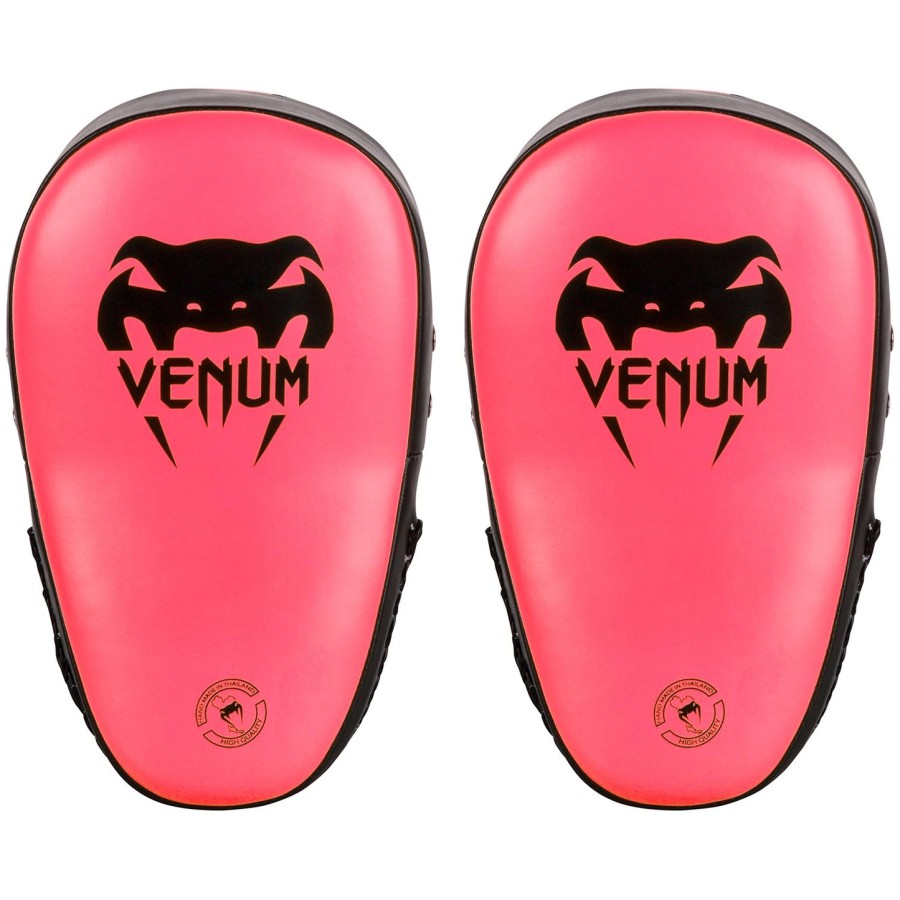 rękawice venum elite big focus mitts – neo pink