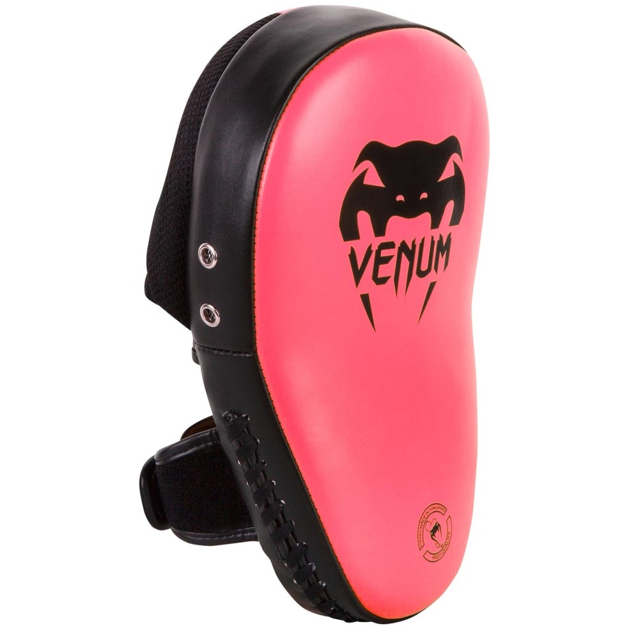 rękawice venum elite big focus mitts – neo pink