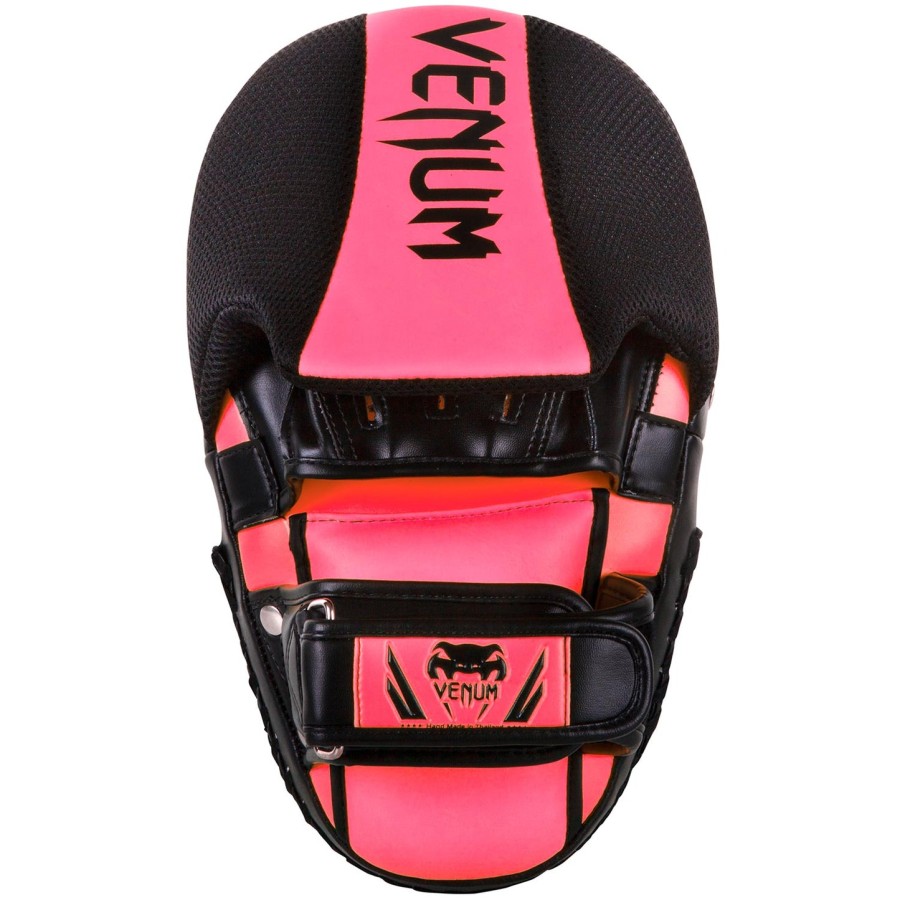 rękawice venum elite big focus mitts – neo pink