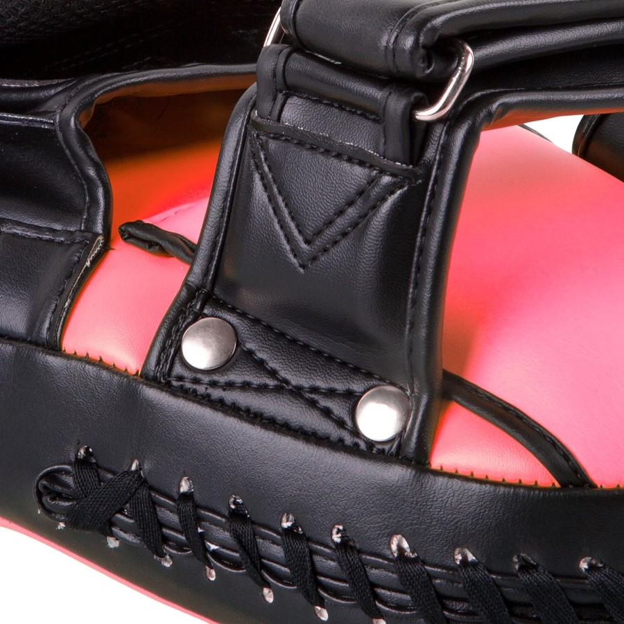 rękawice venum elite big focus mitts – neo pink