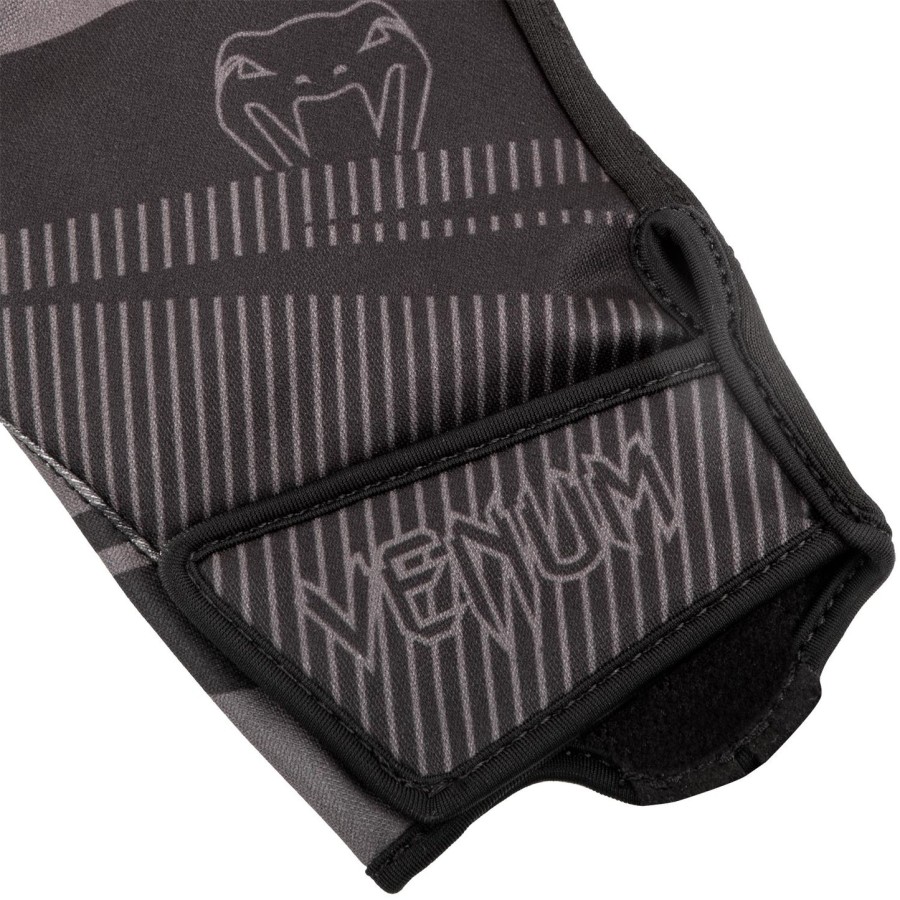 rękawice venum runner – czarno-szare